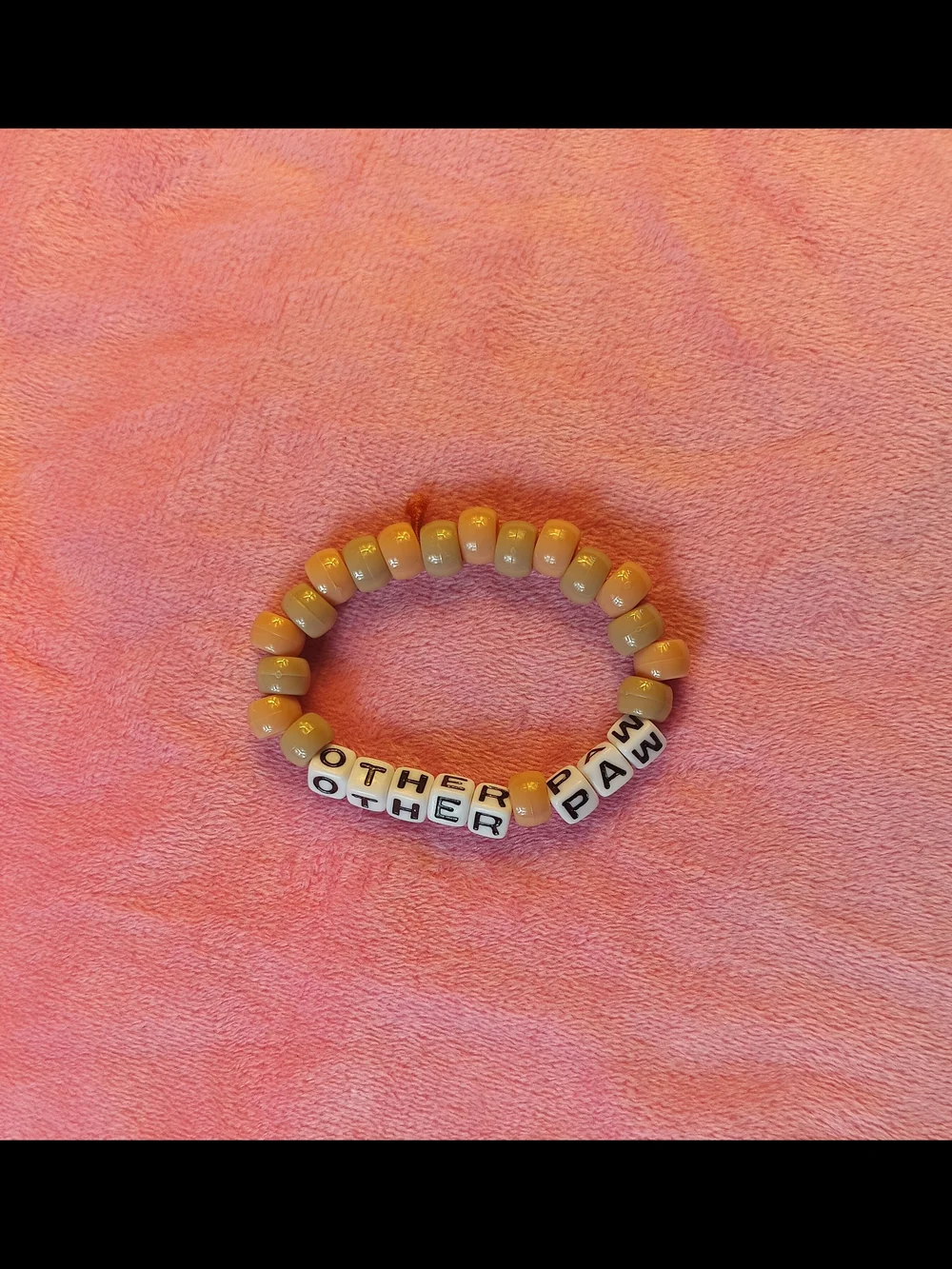 Beaded 'OTHER PAW' Bracelet